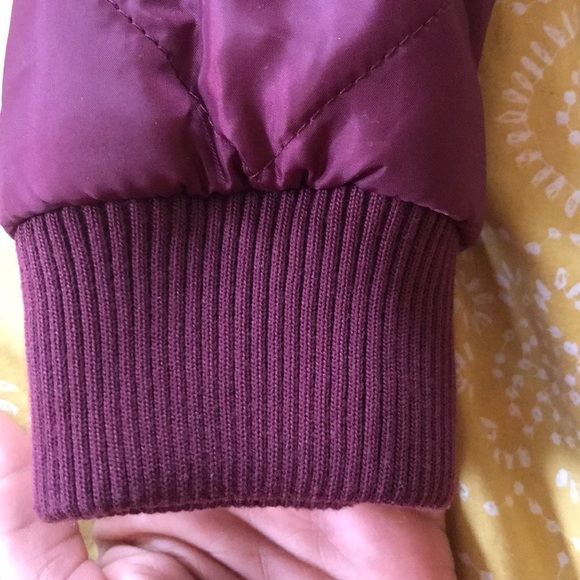 Maroon bomber jacket - Picture 4 of 5
